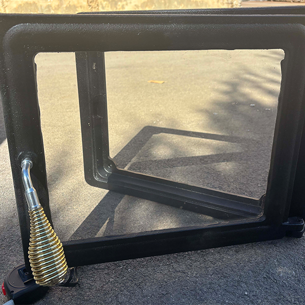 Fireplace glass door (small fireplace door)