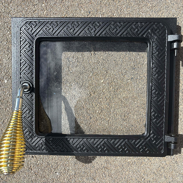 Fireplace glass door (ordinary square door)