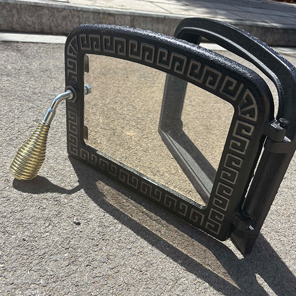 Fireplace glass door (with curved door)